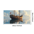 thumbnail image 1 of Viking Ship Themed Background Banner, Maritime Element Decorations, Ideal for Nautical Parties, Pirate Themed Events, Photo Backdrops, and Themed Celebrations, 1 of 7
