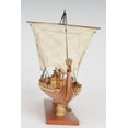 thumbnail image 1 of Viking Small Boat Wooden Old Model Display Handicraft by Xoticbrands - Veronese Size (Small), 1 of 5