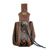 Viking Style-Dice Storage Bag-Retro Medieval Belt Bag Drawstring Coin Purse Lucky Jewelry Bags Unisex Vintage-Dice Pouch
