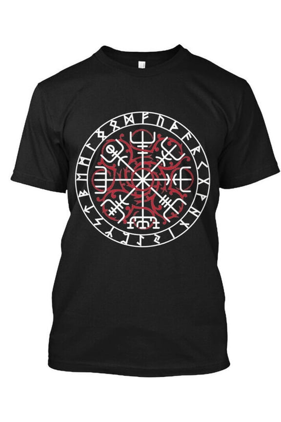 Viking Symbol Art T-Shirt Made in the USA Size S to 5XL