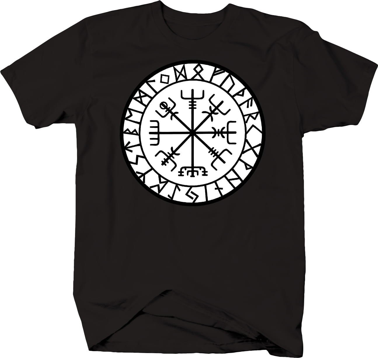 Viking Symbol Graphic Tshirts for Men Large Black - Walmart.com