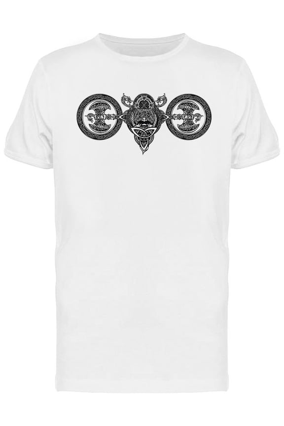 Viking Tattoo Design T-Shirt Men -Image by Shutterstock, Male XX-Large