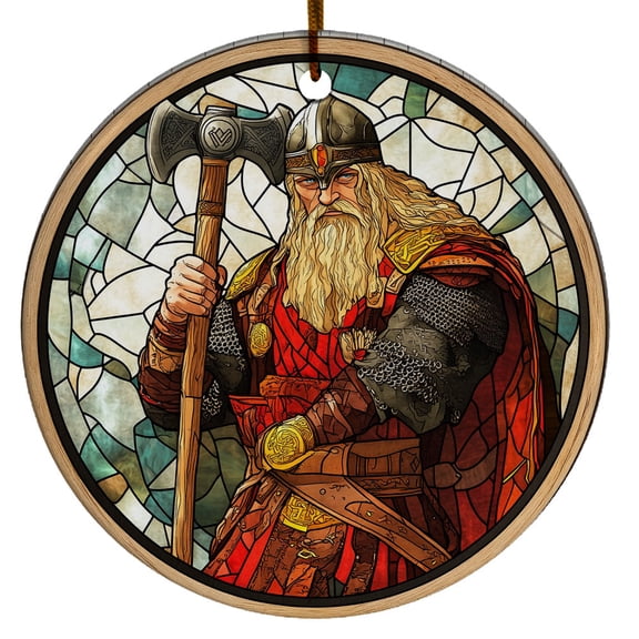 Viking Thor Ornament, Scandinavian Christmas Ornaments 2025, Viking Christmas Ornaments, Celtic Norse Mythology Decor, Christmas Decorations Gifts