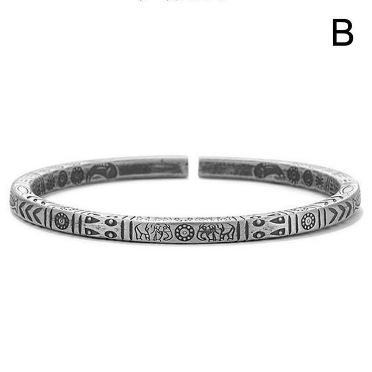 Viking Totem Rune Bracelet Women Men Lucky Bracelet Couple Jewelry Gift US NV4 Z6Z5