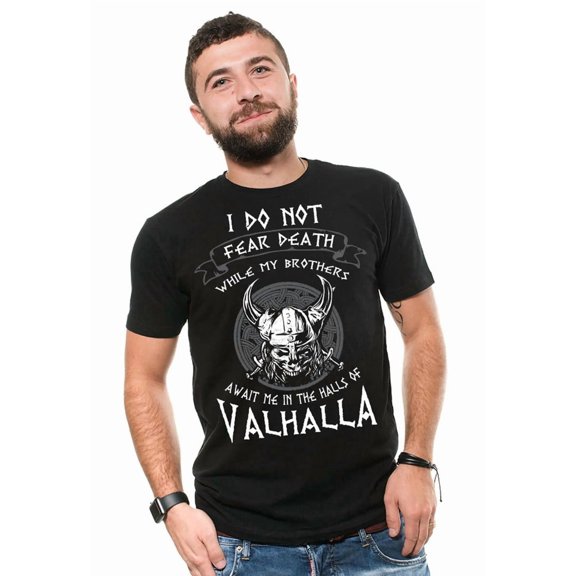 Viking Valhalla Vikings Kattegat Scandinavia Graphic Design For Everyday Style Shirt, Size S-5XL