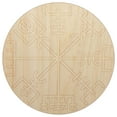 thumbnail image 1 of Viking Vegvisir Norse Protection Rune Wood Shape Unfinished Piece Cutout Craft DIY Projects - 6.25 Inch Size - 1/4 Inch Thick, 1 of 7