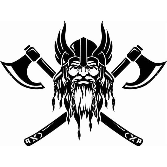 Viking Warrior Edible Image Icing Cake Topper for Quarter Sheet Cake, by TNCT