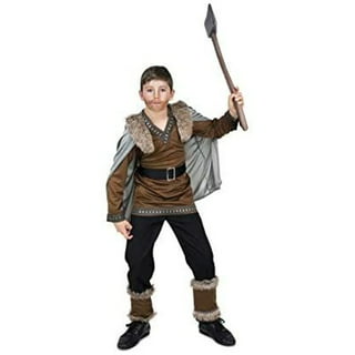 Northern Warrior Costume Small / Black/Brown