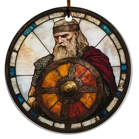 Viking Warrior Ornament, Scandinavian Christmas Ornaments 2025, Viking Christmas Ornaments, Celtic Norse Mythology Decor, Christmas Decorations Gifts