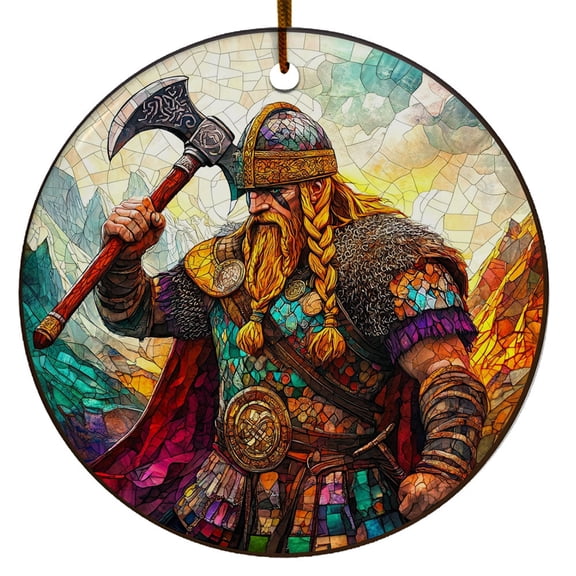 Viking Warrior Ornament, Scandinavian Christmas Ornaments 2025, Viking Christmas Ornaments, Celtic Norse Mythology Decor, Christmas Decorations Gifts