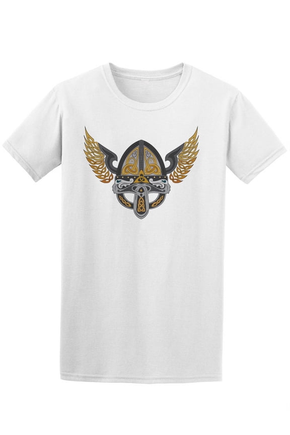 Viking Winged Helmet T-Shirt Men -Image by Shutterstock, Male XX-Large