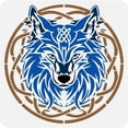 thumbnail image 1 of Viking Wolf Painting Stencil 11.8x11.8" Celtic Wolf Stencil for Painting Reusable Wolf Head Plastic Stencil Viking Theme Motifs Stencil for Painting on Wall Wood Furniture Home Decor, 1 of 9