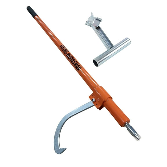 Viking Woodsman 48 inch Aluminum Handle Peavey with Jack Stand for Logging Woodlot Chain Saw Fire Wood