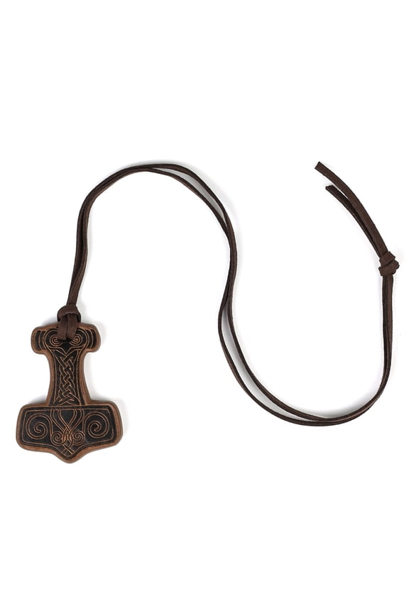 Vikinges Mjolnir Necklace Men Vikinges Amulet Thors Hammer Talismans Necklace Pendant Norses Pagan Jewelry