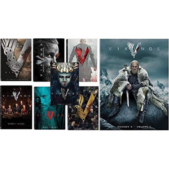 Vikings Complete Series DVD Seasons 1-6 (Season 6 is Vol. 1 ONLY)