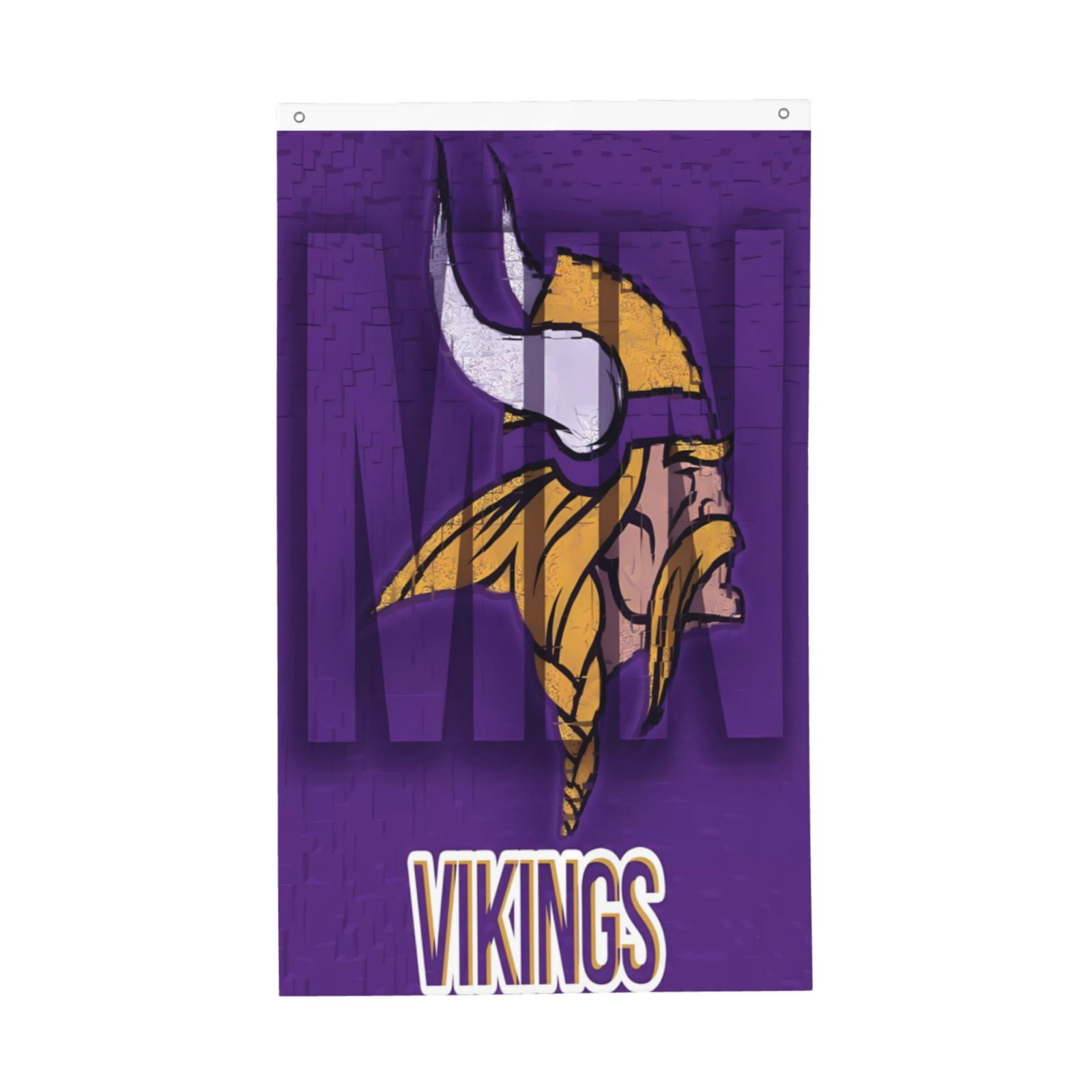 Minnesota Vikings Welcome Home Garden Flag - Double Sided 12.5x18 Inch, Officially Licensed