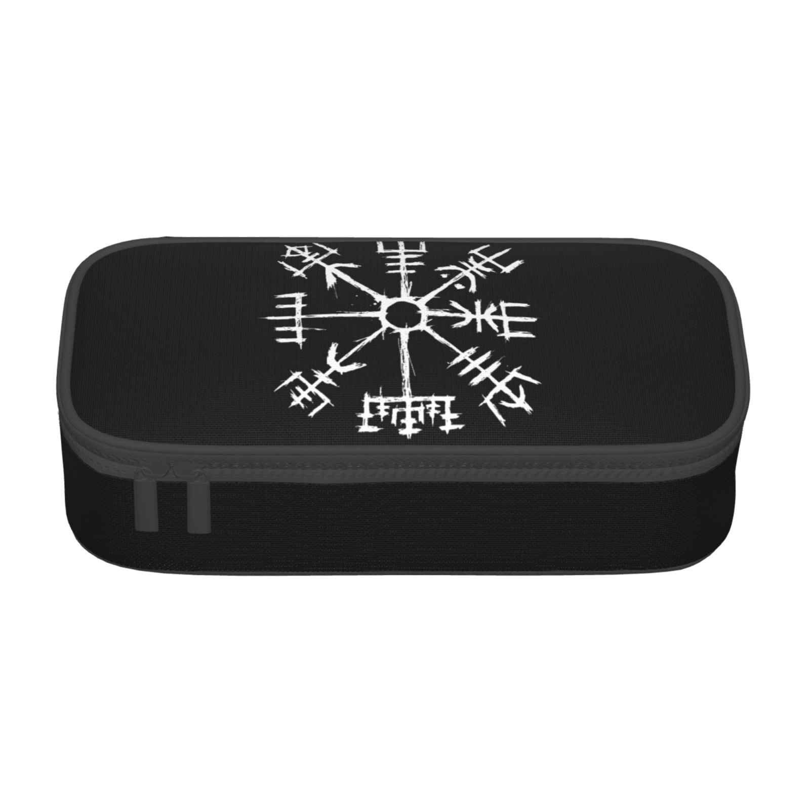 Vikings Helm Of Awe Rune Trucker Hat - Washed Cotton Baseball Cap For Men & Women (Black)
