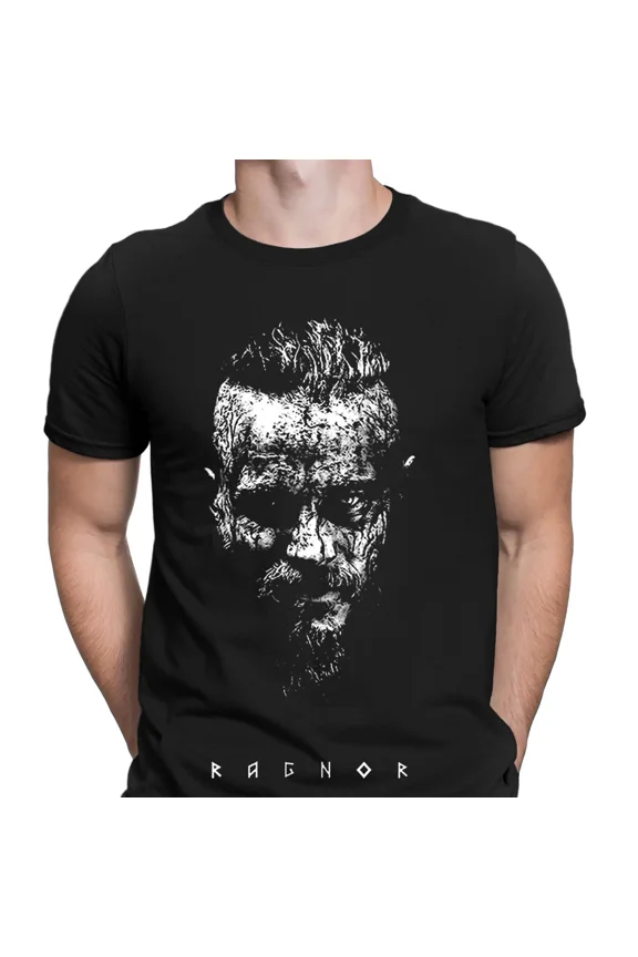 Vikings Ragnor Lothbrok Warrior Tv Show Programme Mens T-Shirts Tee Top #VED
