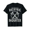 thumbnail image 1 of Vikings Shirt I Asked Odin For Valkyrie, Norse Fathersday T-Shirt, 1 of 5