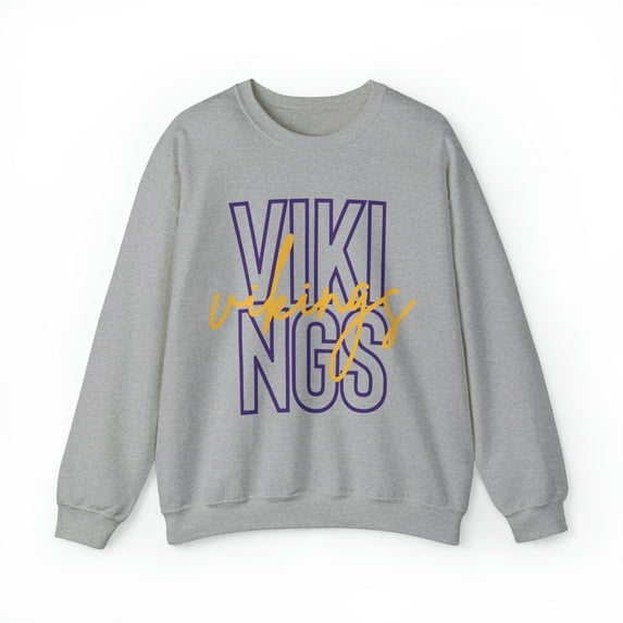 Vikings Sweatshirt For Men And Women, Football Vikings Crewneck