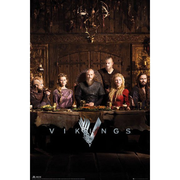Vikings Table Poster (24 x 36)