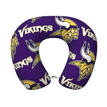 Vikings Team Memory Foam Travel Pillow U-shaped pillow Head and Neck Support Aircraft Pillow Travel Neck Flight Pillow