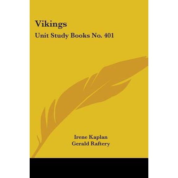 Vikings: Unit Study Books No. 401 Paperback