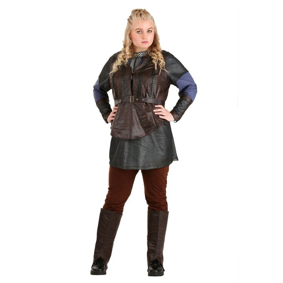 Vikings Women's Plus Size Lagertha Lothbrok Costume