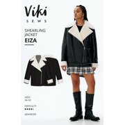 Vikisews Sewing Pattern Eiza Shearling Jacket - Jackets and Coats for Women - UK 4-22 - Advanced