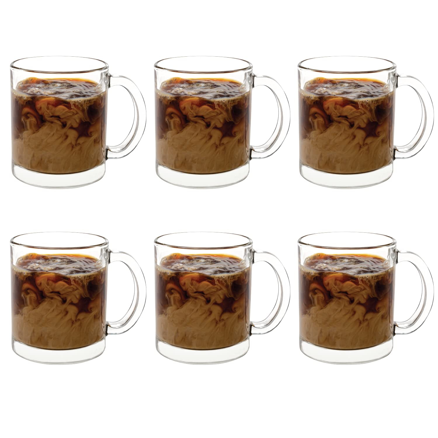 https://i5.walmartimages.com/seo/Vikko-10-75-Ounce-Glass-Coffee-Mugs-Thick-and-Durable-For-Tea-Cider-etc-Microwave-and-Dishwasher-Safe-Set-of-6-Clear-3-4-Diameter-x-3-8-Tall_55e0584f-5ece-49a1-b2a6-93e07ffa6f8b.a756a28762943298bbce1541dc2450f6.jpeg