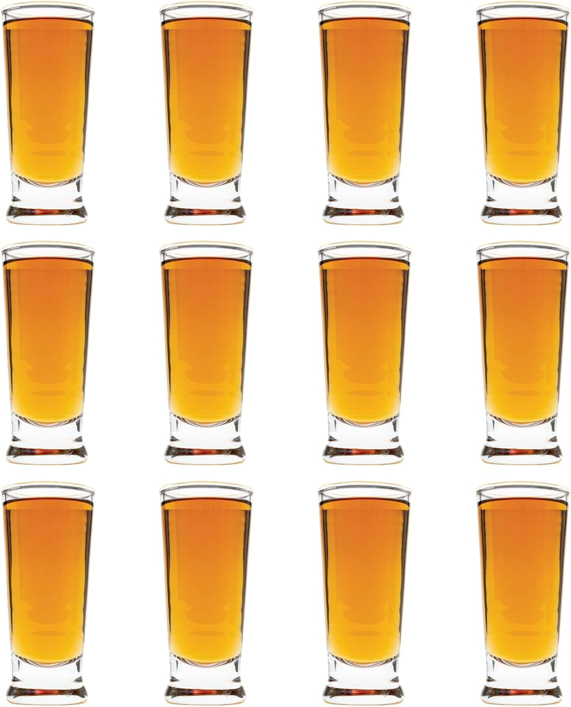 Vikko 2.75 Oz Canon Shot Glasses Set for Liquors & Spirits 12-Pc Bar ...