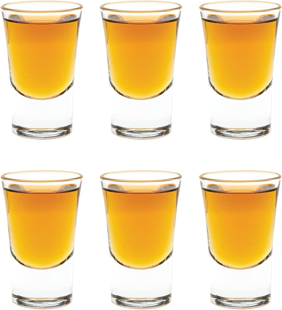 Better Homes & Gardens Clear DiamondCut Glass Shot Glass, 6 Pack