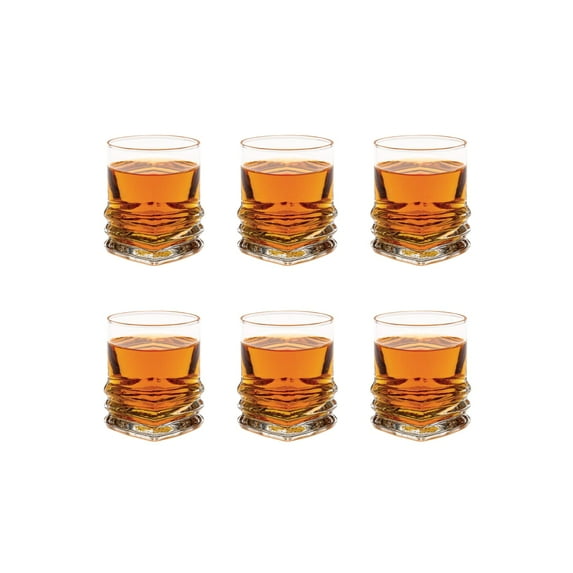 Vikko 3.25 Ounce Shot Glasses, Set of 6 Small Liquor and Spirit Glasses, Durable Tequila Bar Glasses For Alcohol and Espresso Shots, 6 Piece Shooter Glass Set (LAL)