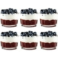 thumbnail image 1 of Vikko 7 oz Glass Dessert Cups Stackable Tasting & Parfait Glasses 6-Pc Glassware Set, 1 of 5