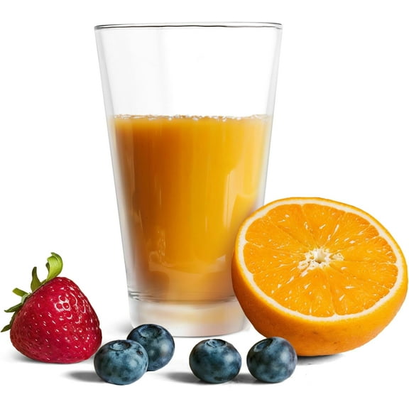 Vikko 9.5 Ounce Water Tumblers, All Purpose Drinking Glasses, Thick and Durable Construction, Tapered Design, Dishwasher Safe, Set of 12 Tall Glass Tumblers