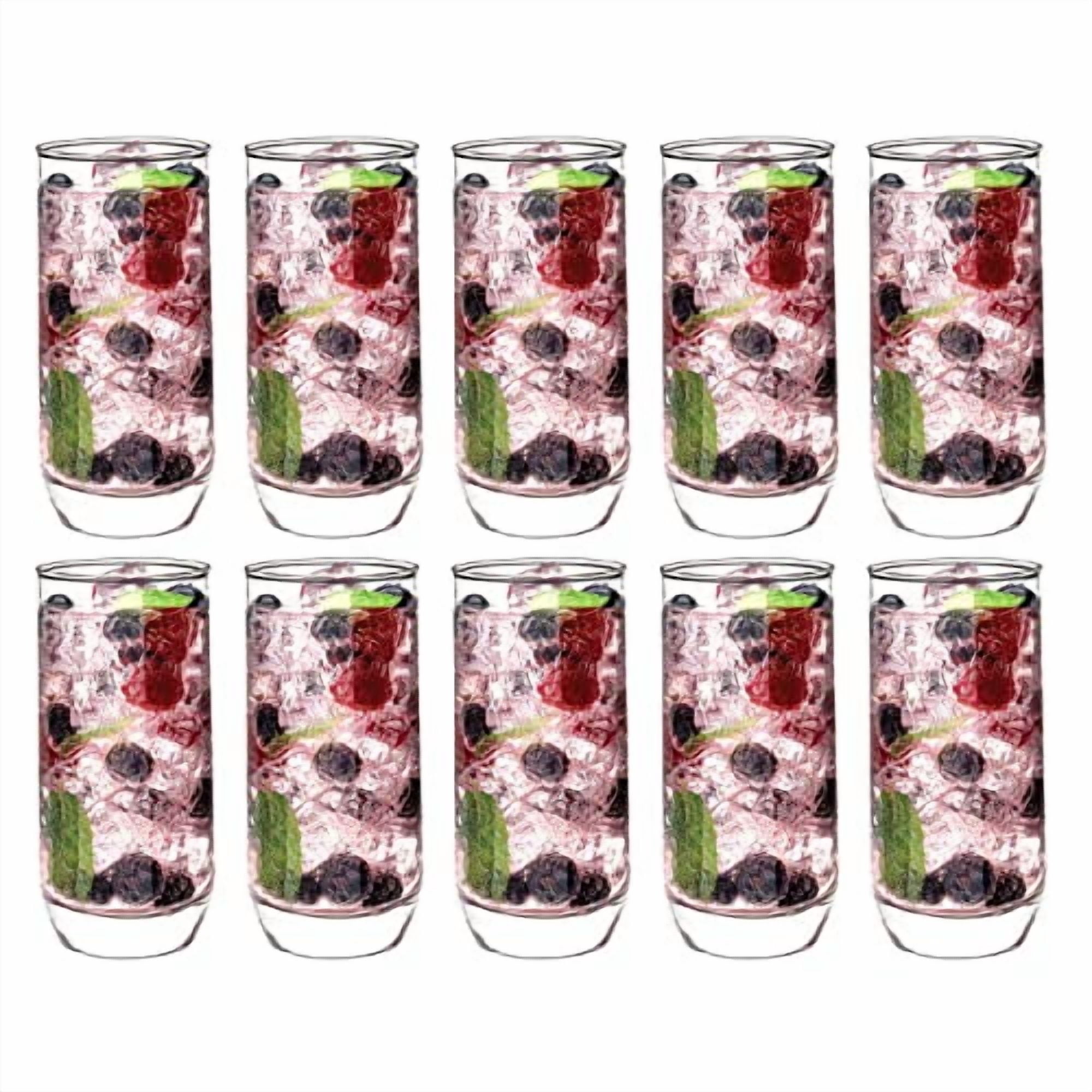16 piece drinking glass set Libbey Polaris 16 Piece Tumbler and Rocks Glass Set, Clear – Libbey Shop main image 1