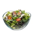 thumbnail image 1 of Vikko Glass Serving Bowl, 63.5 Ounce Beautiful Wavy Design, Thick and Durable Glass Mixing Bowl, For Salads, Desserts, Fruit, and More, Microwave and Dishwasher Safe Glass Serving Bowl, 8.2” x 4.5”, 1 of 6