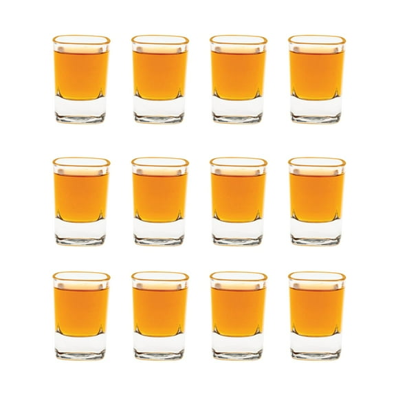 Vikko Shot Glasses, 1.9 Ounce Shot Glass Set of 12 Small Liquor and Spirit Glasses, Durable Tequila Shot Glasses For Alcohol and Espresso Shots