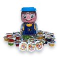 thumbnail image 1 of Vikor Fruit Snack Jelly Fruits - Jelly Snack Assorted Snacks Fruit Jelly Candy jelly Fruits TikTok Candy Mixed Fruit Jelly Jello Fruit Candy Bites Jelly Cups Strawberry Apple Grape Mango Blue, 1 of 8