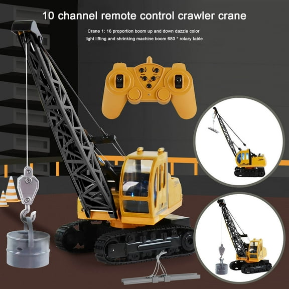 Vikszoy Car Toys Clearance! RC 10-Channel Tractor Truck Car 2.4G Remote Control Engineering Vehicle