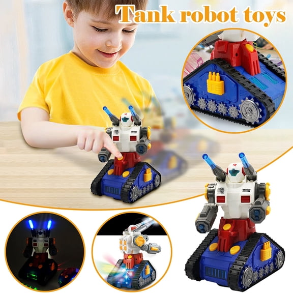 Vikszoy Toys Clearance Robot Dance Toy Walk Music Simulation Remote Control Tank Robot
