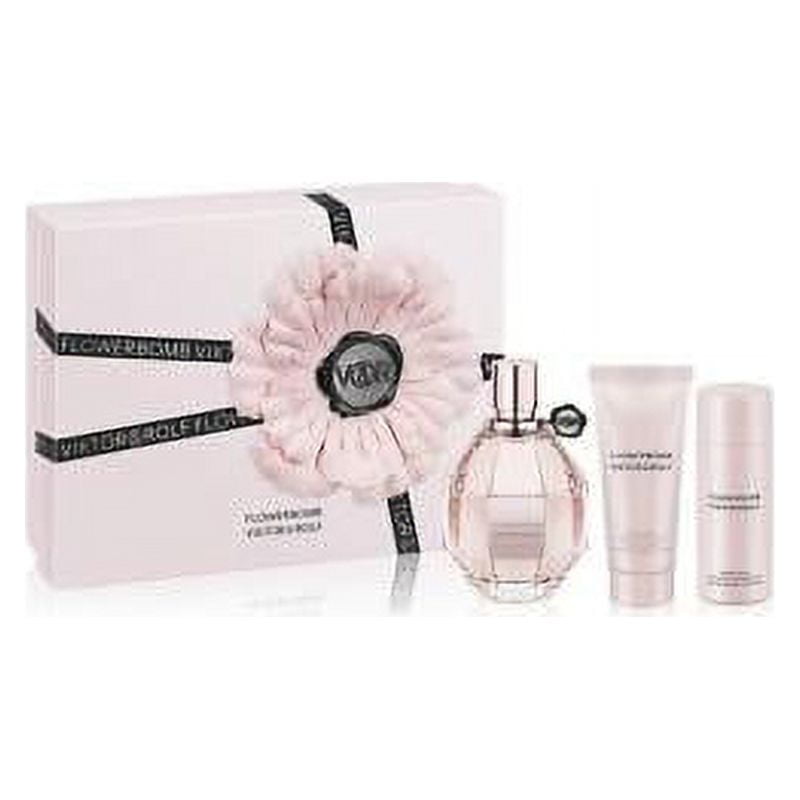  Viktor & Rolf Flowerbomb 3 Pc Perfume Gift Set Womens