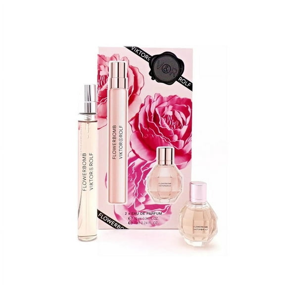 Viktor & Rolf Flowerbomb Eau De Parfum 2PC Travel Set For Women