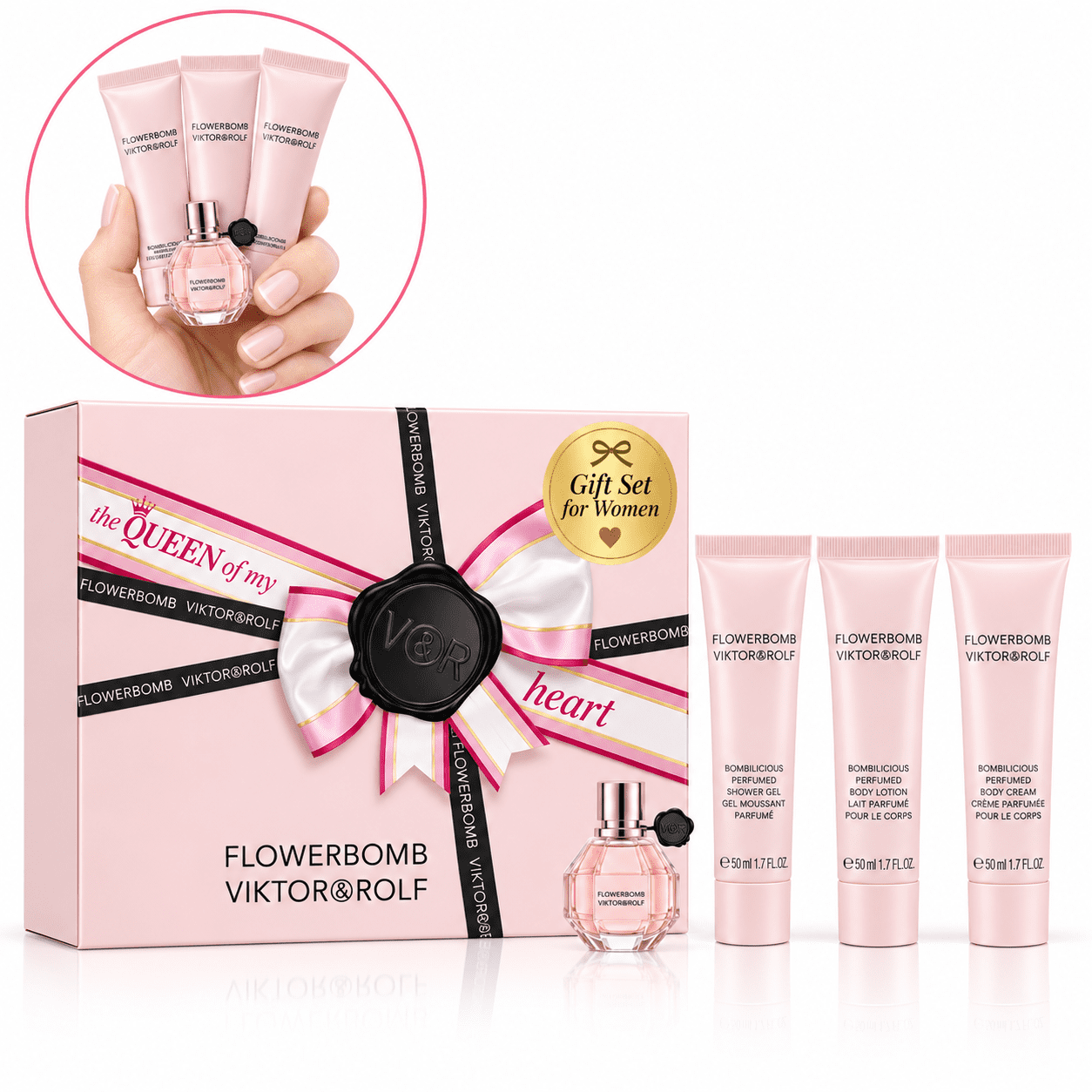 Viktor & Rolf Flowerbomb Eau De Parfum Mini Gift Set, Perfume