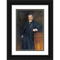 thumbnail image 1 of Viktor Stauffer 13x18 Black Ornate Wood Framed Double Matted Museum Art Print Titled - Unreathens Minister Drill Gustav Marchet (1911), 1 of 5