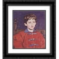 thumbnail image 1 of Viktor Vasnetsov 2x Matted 20x22 Black Ornate Framed Art Print 'Portrait of Vladimir Vasnetsov, the Artist`s Son', 1 of 2