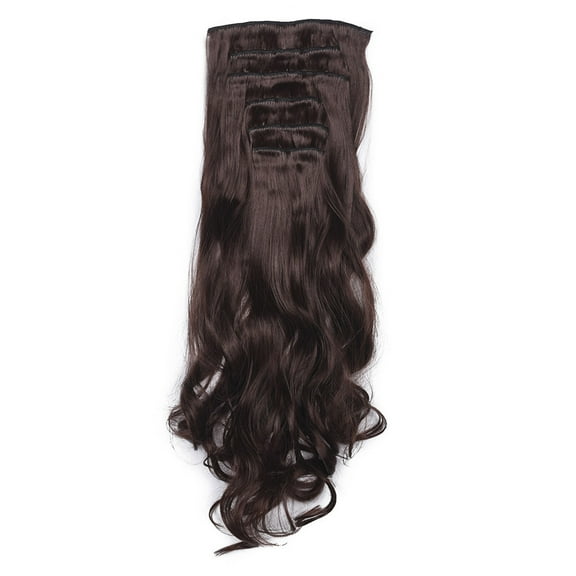 Vikudy Hair Extensions Clearance Real As Remy Fashion Hair Long Clip in Hair Extensions Full Head Curly Wig, 1X Wig, Human Hair Extensions on Sale