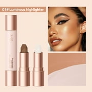 Vikudy High Light Beauty Products Double Headed Contouring Stick High Gloss Shadow Stick Nose Shadow Integrated Contouring Pen 4.4G+4.4G