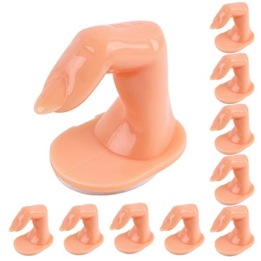 Vikudy Nail Tools Nail Supplies Finger Training 10 Nail Manicure Practice Pcs for Hand Model Art Practice