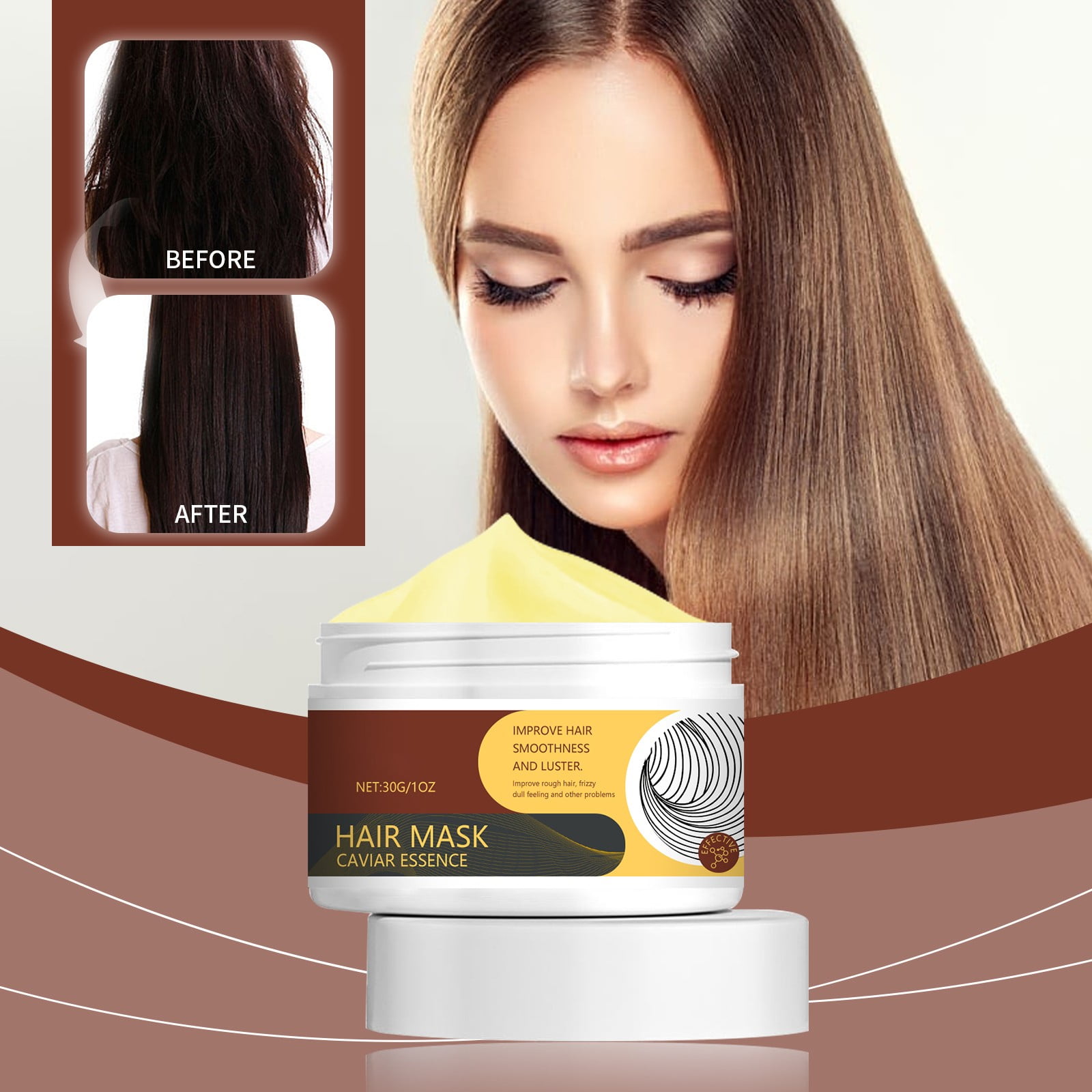 Vikudy Suitable for Frizzy, Dry, and Damaged Hair. Used to Strengthen